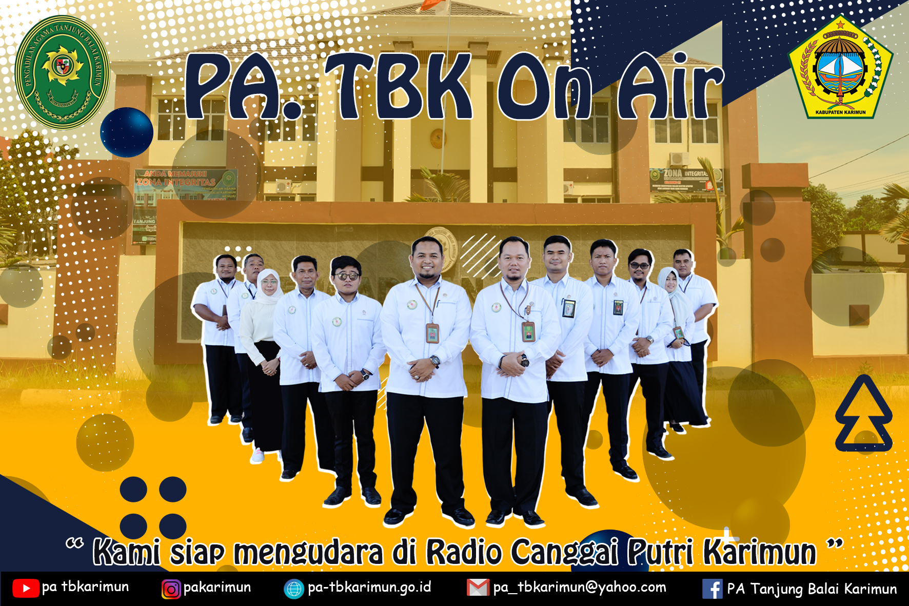  PA Tanjung Balai Karimun Perdana Di Radio Canggai Putri FM Kabupaten Karimun